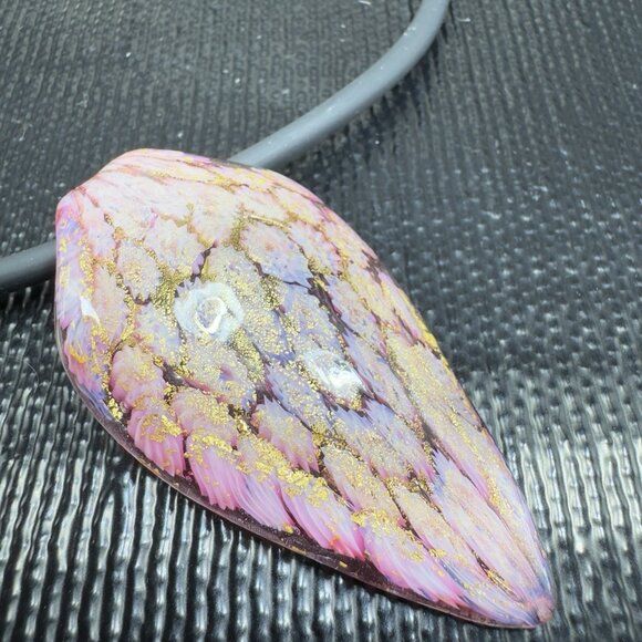 Antica Murrina Venezia Necklace Clip On Earrings Set Pink Glass Millefiori New - Picture 11 of 14